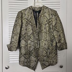 Elegant Women's Blazer Blanche Made In Italy Size 42